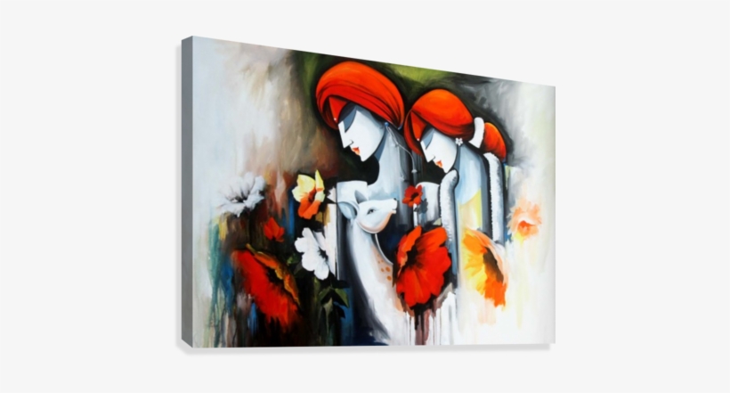 Peaceful Love Canvas Print - Printing, transparent png