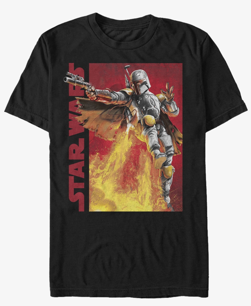 Boba Fett Jetpack Star Wars T-shirt - Ravensburger Star Wars 500 Piece, transparent png