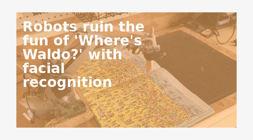 Robots Ruin The Fun Of 'where's Waldo' With Facial - Where's Wally Passport Holder And Luggage Tag, transparent png