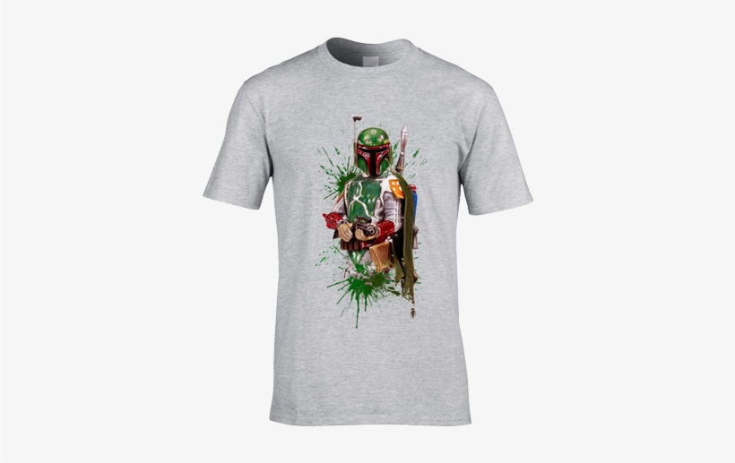 This Star Wars Boba Fett T-shirt Has Been Drawn In - Ma Strum T Shirt, transparent png