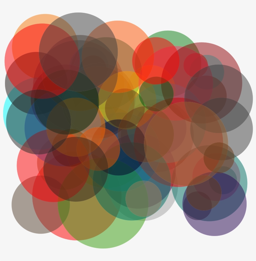 Medium Image - Overlapping Circles, transparent png