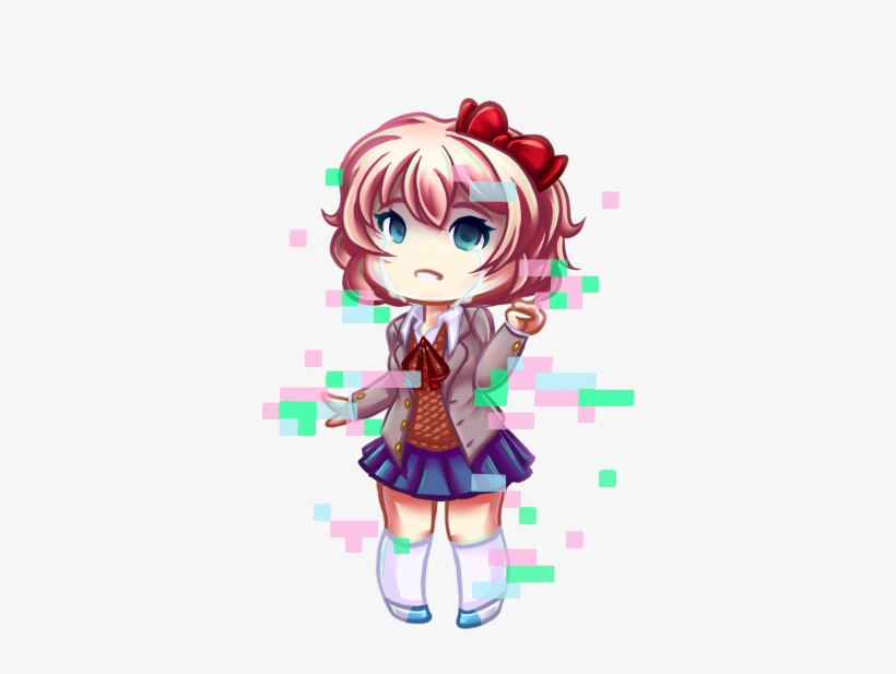 Sayori - Cartoon, transparent png