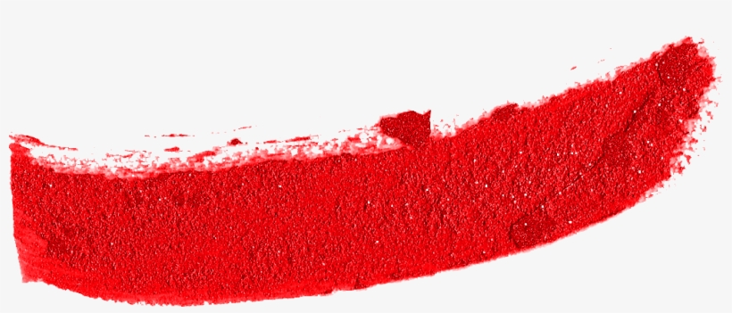17 Red Lipstick Brush Stroke - Lipstick, transparent png