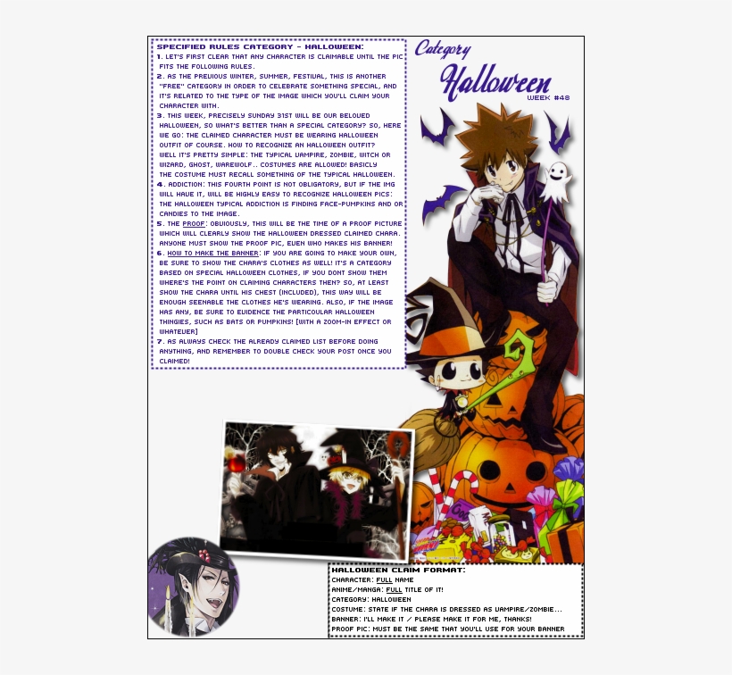 Archive Ended Categories Past Weeks Forums Png Png - Katekyo Hitman Reborn Halloween, transparent png