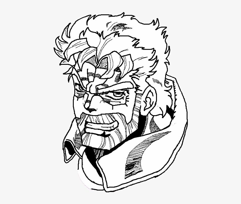 Clip Art Black And White Library Community Joseph Joestar - Drawing, transparent png