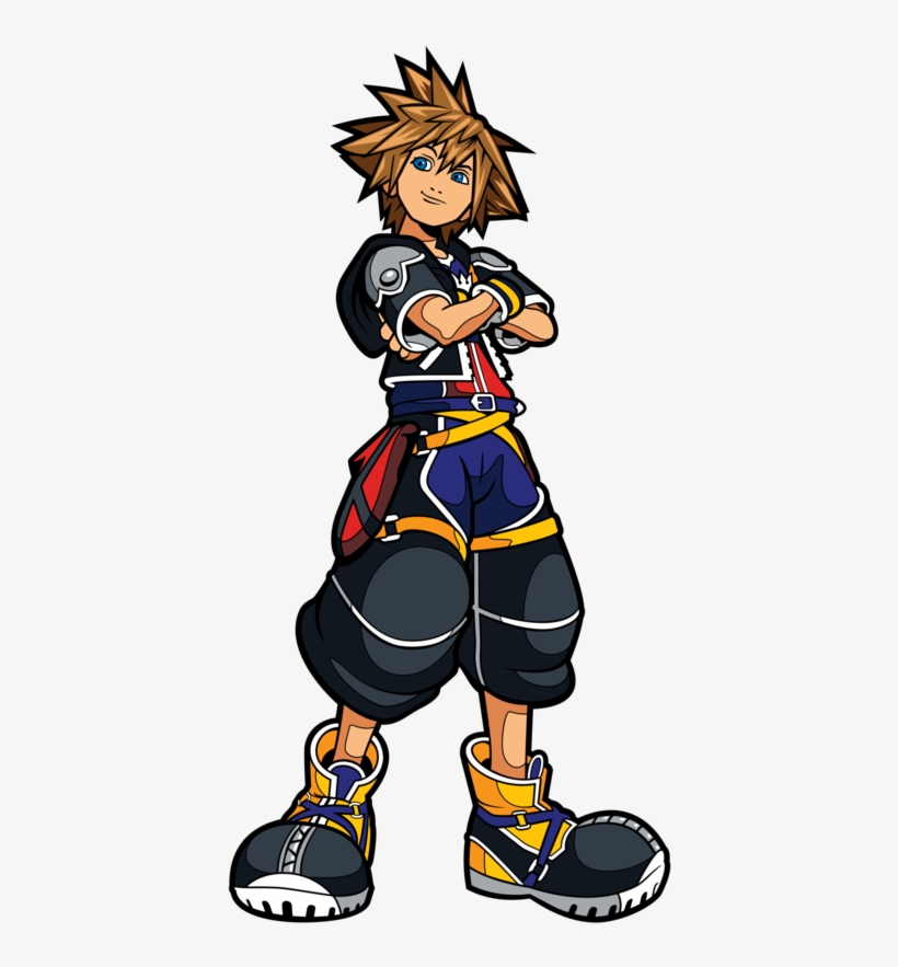 Sora - Kingdom Hearts Figpin, transparent png