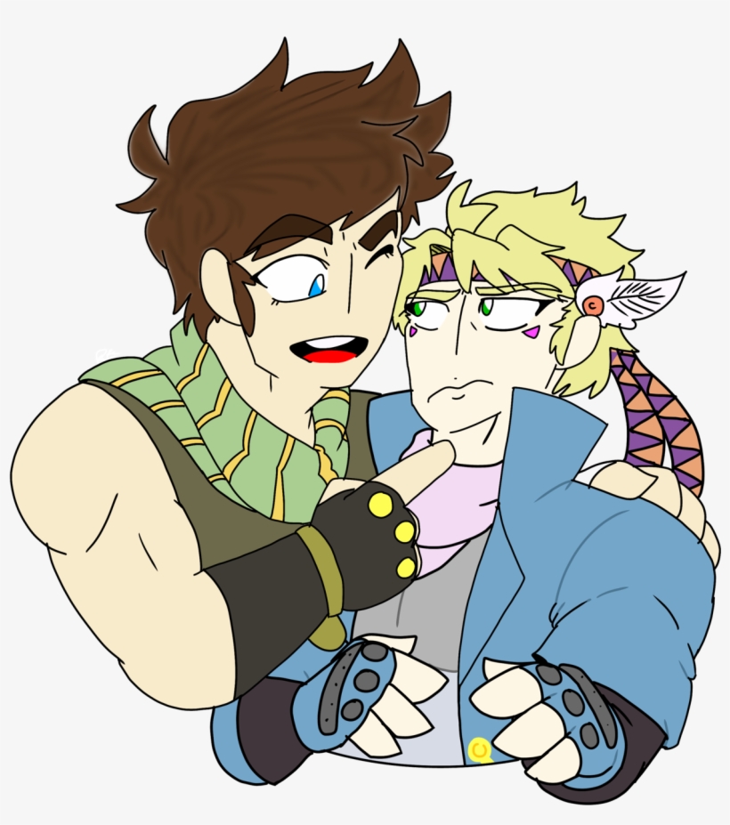 My Art Commissions Joseph Joestar Caesar Zeppeli Jojo's - Cartoon, transparent png
