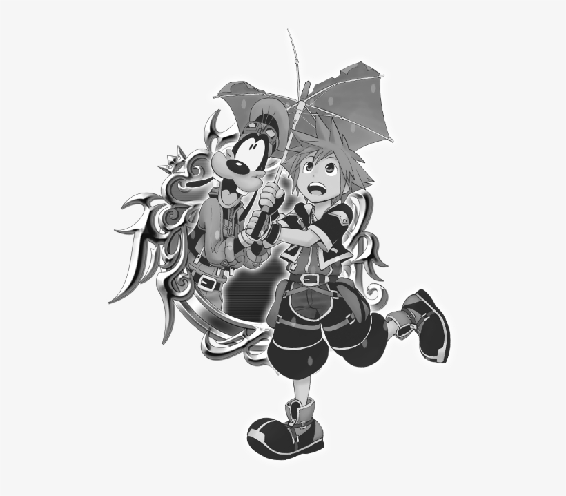 Trait Medal 17 Toon Sora Goofy - Goofy, transparent png