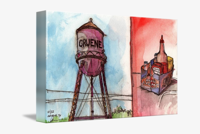 Banner Royalty Free Gruene Texas Tower Hill Country - Texas, transparent png