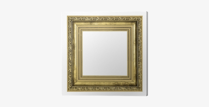 Golden Frame With Thick Border Canvas Print • Pixers® - Erika Kth: Ihre Schnsten Aufnahmen - Ihre Grten Erfolge, transparent png