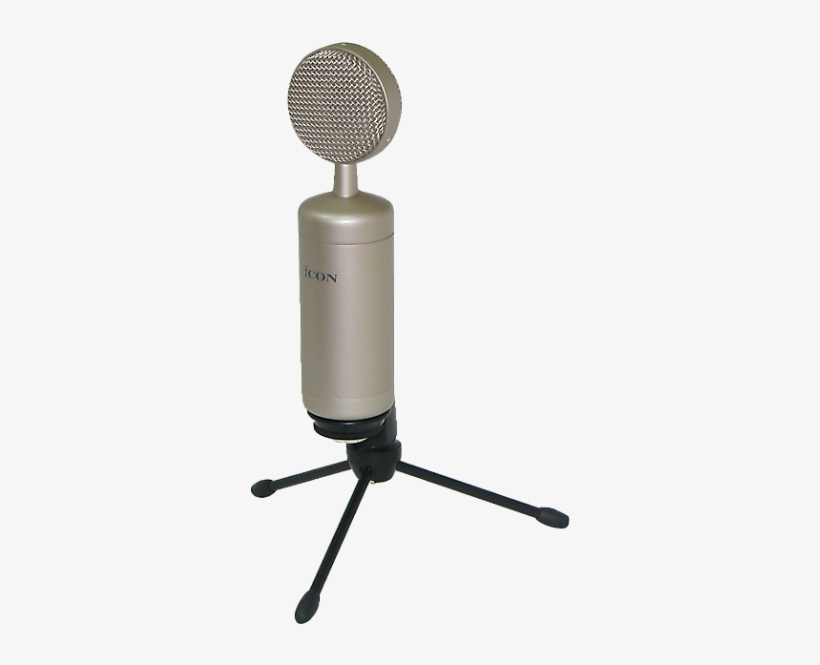 Usb Cardioid Condenser Studio Microphone W Stand - Icon U1 - Usb Recording Microphone, transparent png