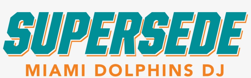 Supersede Miami Dolphins Dj Logo - Graphic Design, transparent png