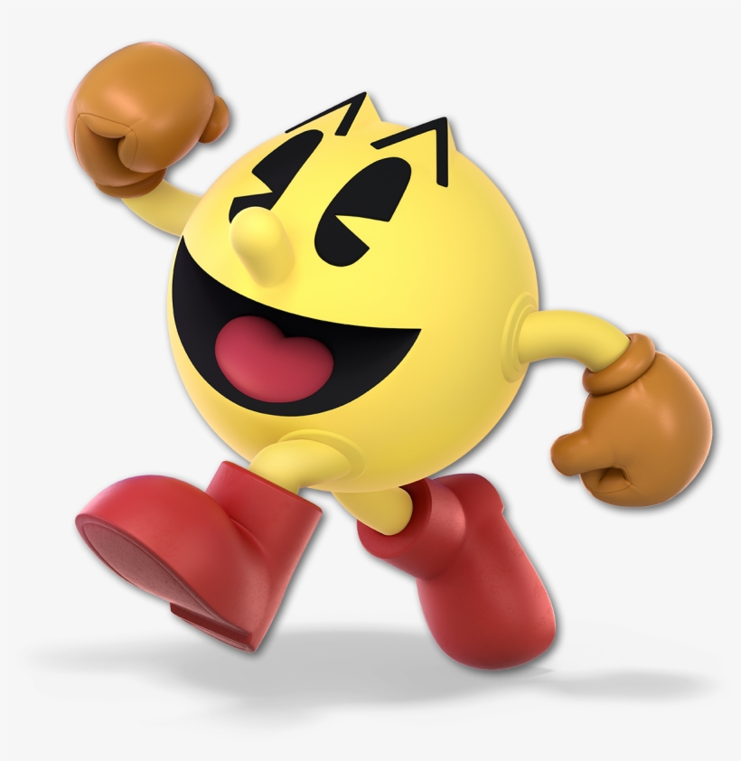 Yellow Cartoon Product Technology - Super Smash Bros Ultimate Pac Man, transparent png