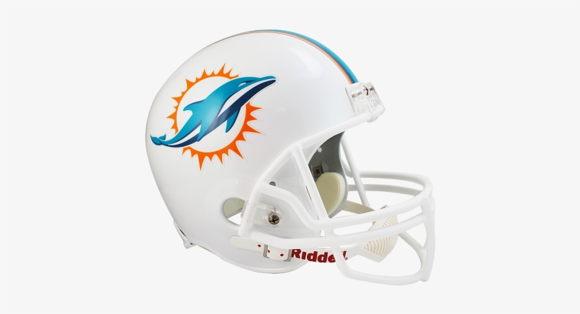 Miami Dolphins Full Size Replica Helmet - Miami Dolphins Football Helmet, transparent png