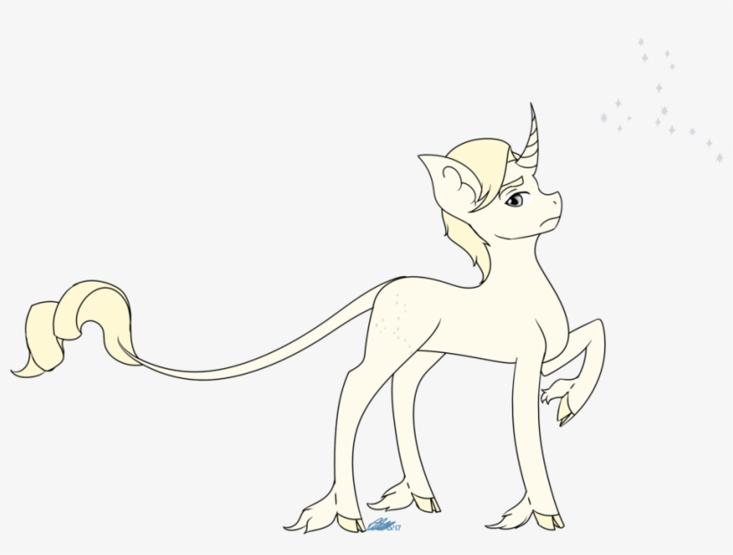 Sachanart, Classical Unicorn, Cloven Hooves, Curved - Cartoon, transparent png