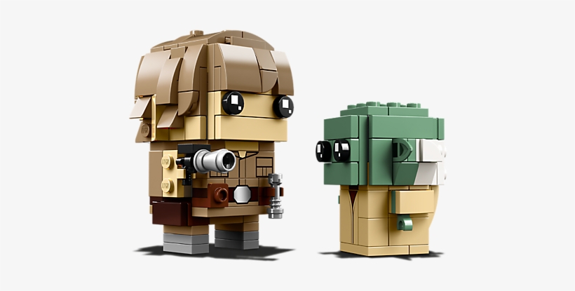 Luke Skywalker™ & Yoda™ - Brickheadz Luke & Yoda, transparent png