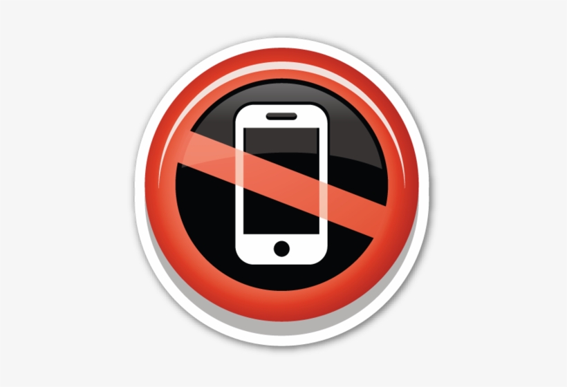 No Mobile Phones - Emoji 📵, transparent png