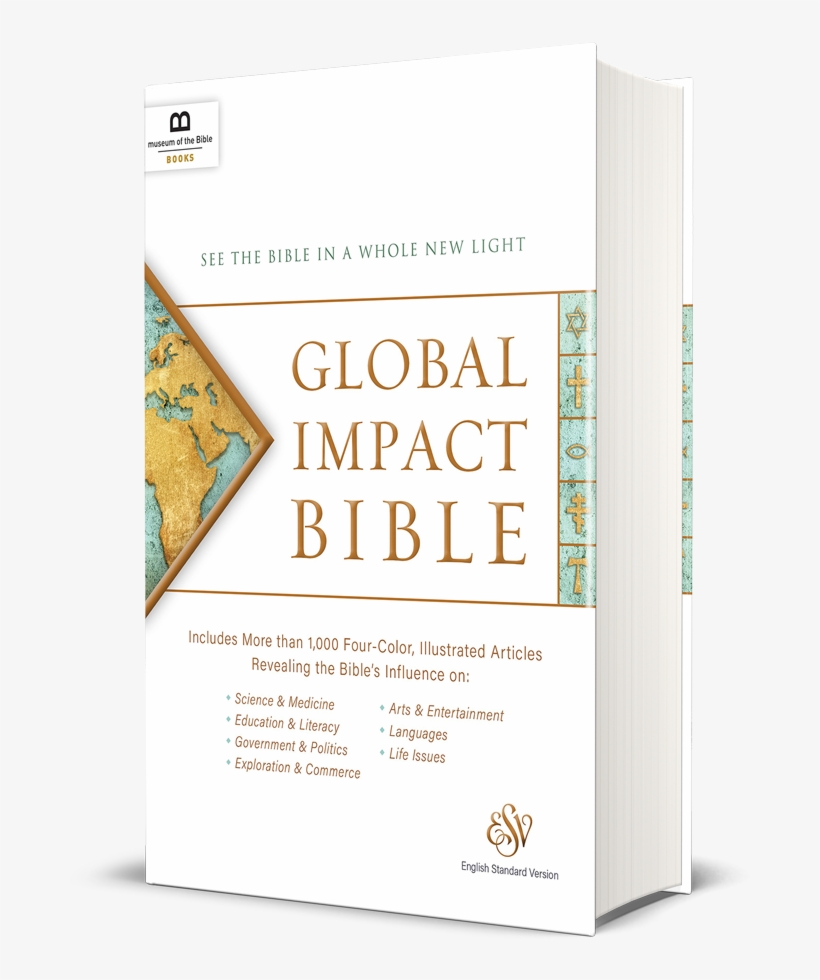 Bible - Global Impact Bible, Esv (charcoal Leatherluxe): See, transparent png