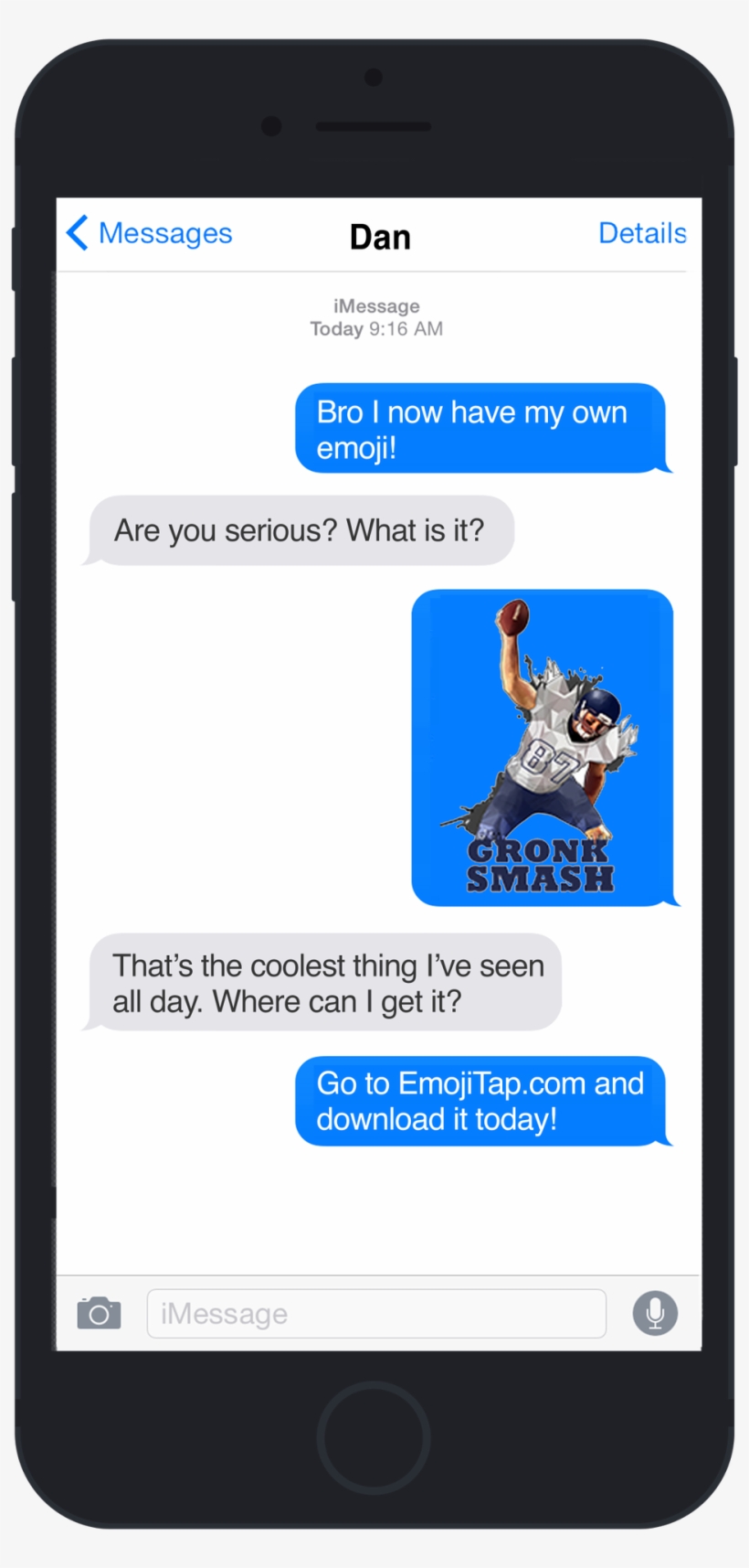 Warning My Gronk Spiking Emoji May Break Your Phone - Rob Gronkowski Phone Number, transparent png