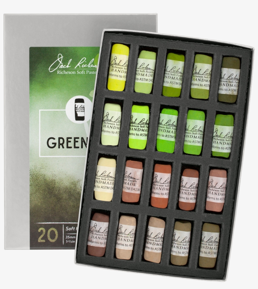 Richeson Soft Handrolled Pastels Set Of - Richeson Soft Handrolled Pastels Set Of 20 - Color:, transparent png