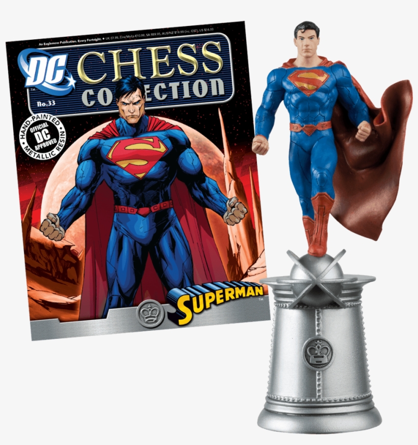 Dcchess-issue33 - Dc Chess Collection Superman, transparent png