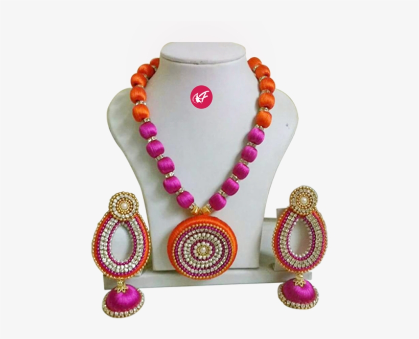#asp19 - Silk Thread Jewellery Photos Png, transparent png