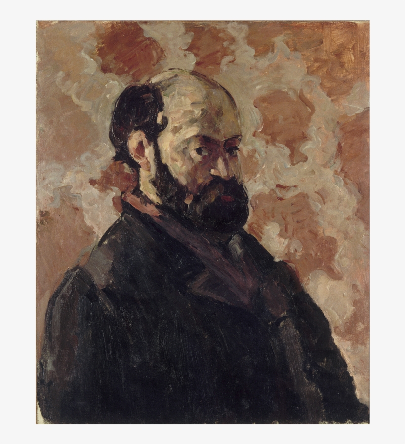 Autorretrato Delante De Un Fondo Rosa - Paul Cezanne Self Portrait 1875, transparent png