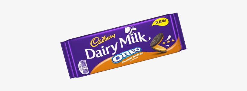 Cadbury Dairy Milk Oreo Peanut Butter Flavour - Cadbury Oreo Peanut Butter, transparent png