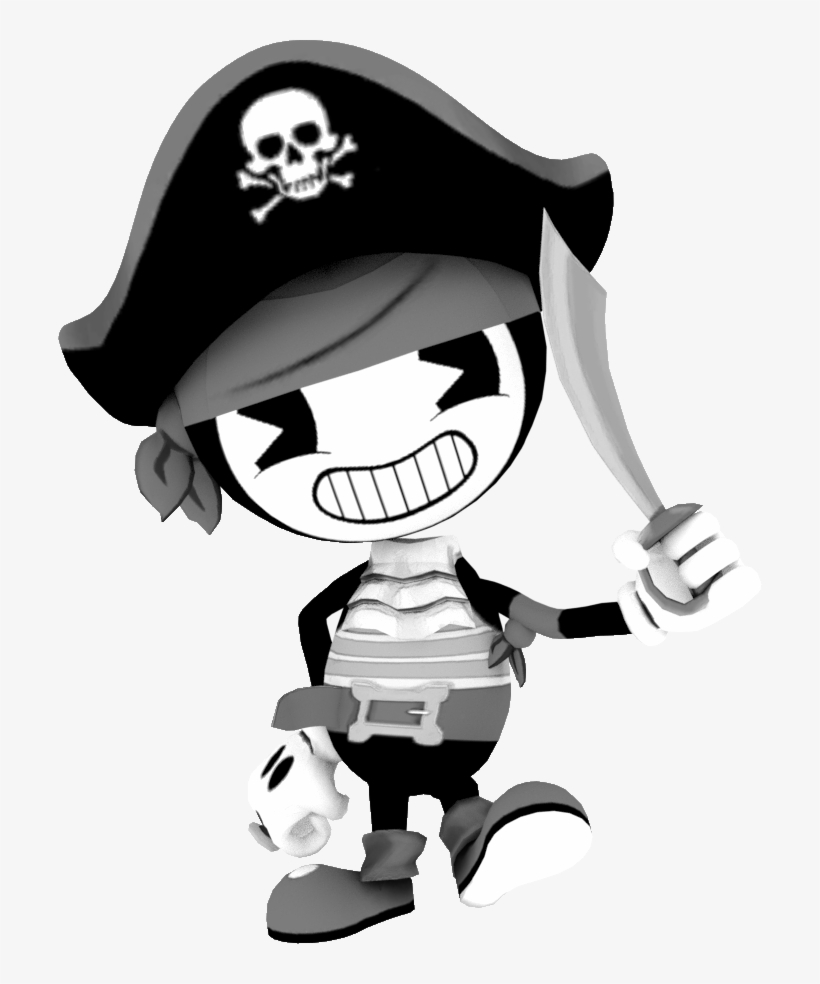 Pirate Bendy - Bendy Pirate, transparent png