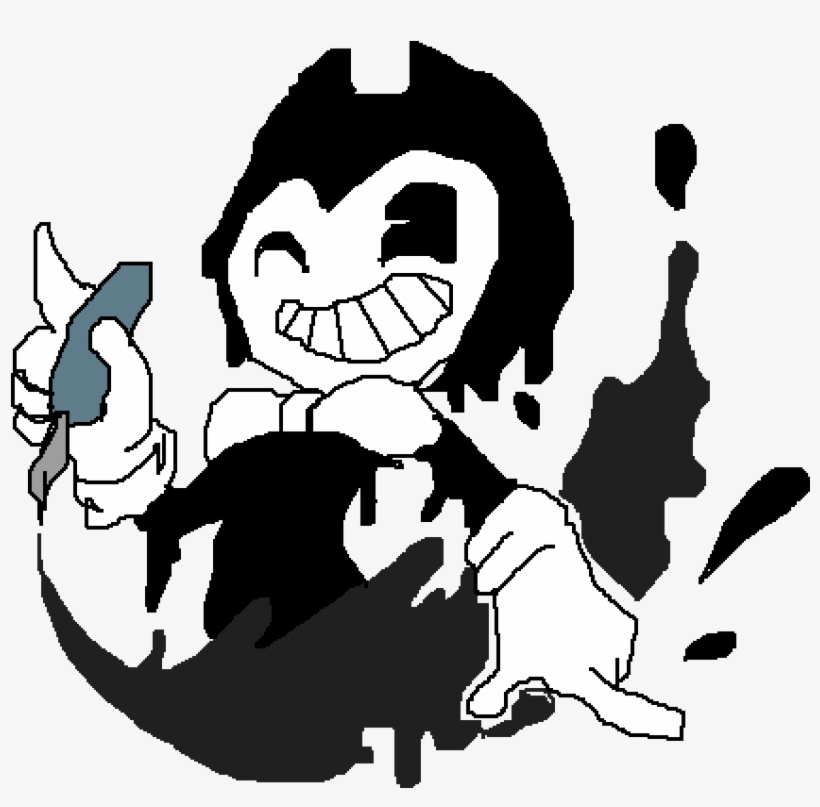 Pixilart Bendy By Lithialeviathan Png Free Stock - Bendy And The Ink Machine, transparent png