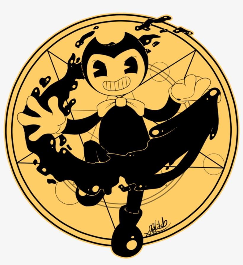 A Dream About An Ink Demon By Xgglitch-db7ij8h - Футболка Бенди, transparent png