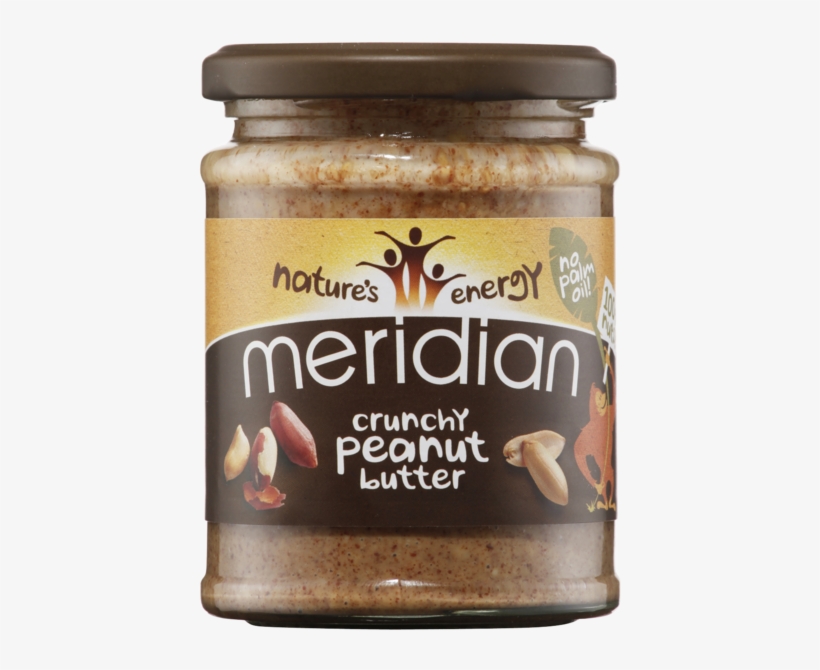 Smooth Peanut Butter With A Pinch Of Salt 280g - Meridian Organic Crunchy Peanut Butter, transparent png