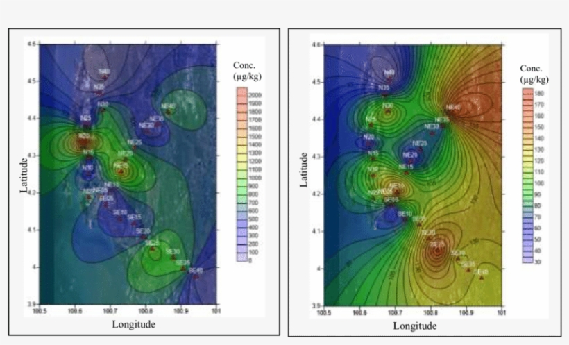 Distribution Maps Of Th In Moss - Map, transparent png