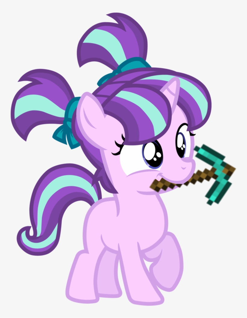 Monstie64, Cute, Diamond Pickaxe, Female, Filly, Gimp, - Mlp Young Starlight Glimmer, transparent png