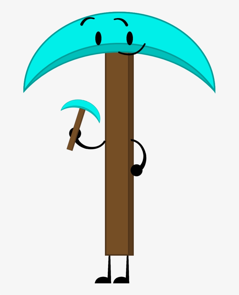 Diamond Pickaxe Pose, transparent png