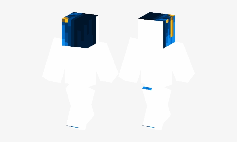 Minecraft Blue Bear Skin Girl, transparent png