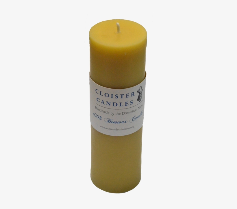 Column Beeswax Pillar Candle - Candle, transparent png