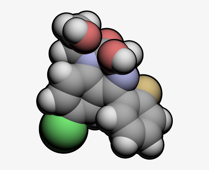 File - Doxefazepam3d, transparent png