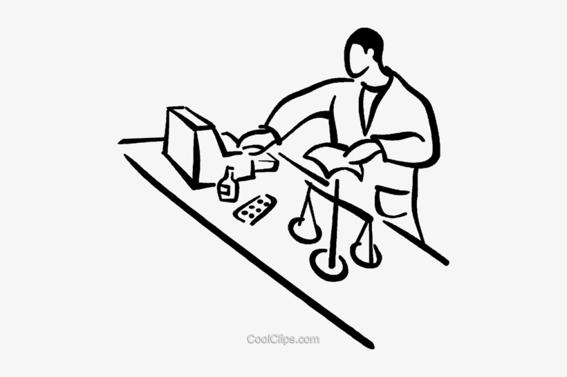 Previous - Drawing Of Pharmacist, transparent png