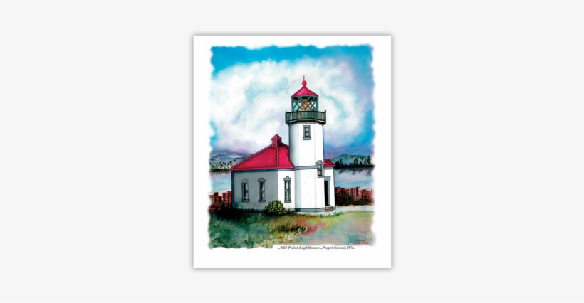 Alki Point Lighthouse, transparent png