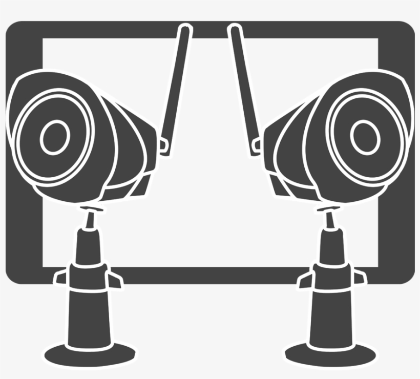 Home Monitoring Security System Icon - Monitoring Cameras Icon, transparent png