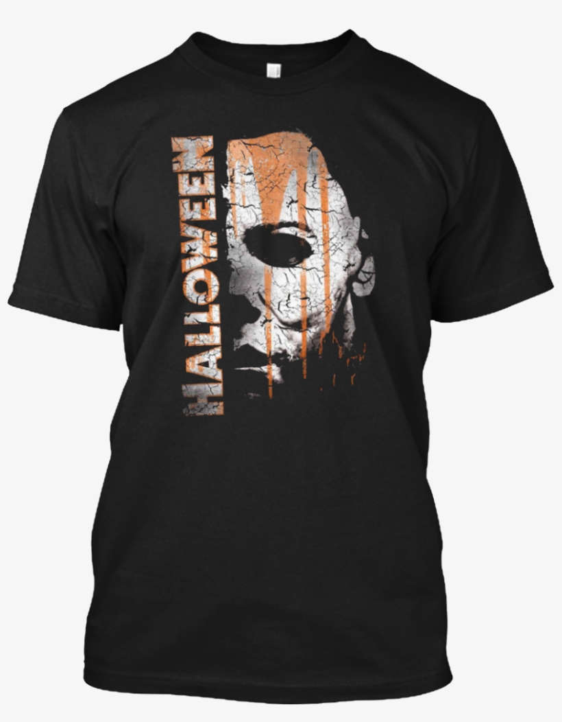 Perfect Shirt Halloween - Michael Myers Mask And Drips, transparent png