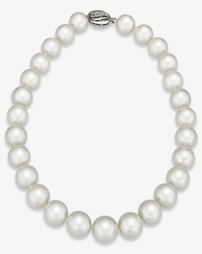 White South Sea Pearl Necklace - Necklace, transparent png