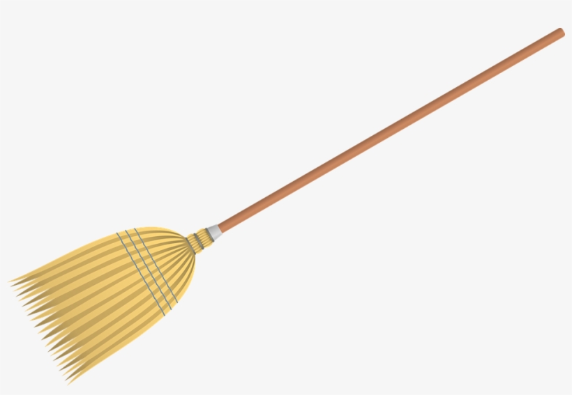 Long Handled Broom, transparent png