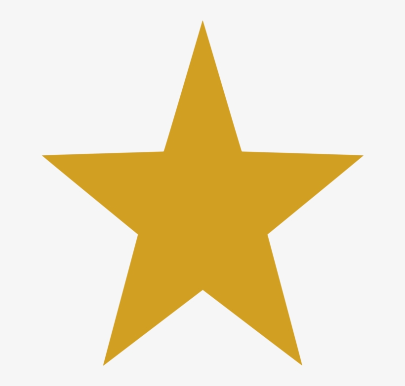 Hollywood Walk Of Fame Hollywood Sign Drawing Download - Gold Star Clipart Png, transparent png