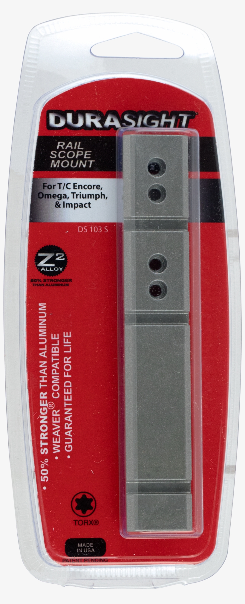 Cva Ds103s Scope Base Omega/enc Slv - Telescopic Sight, transparent png