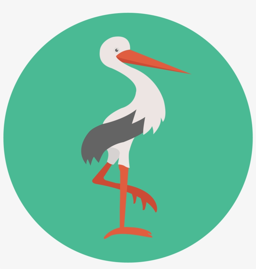 Stork Icon - Pregnancy, transparent png
