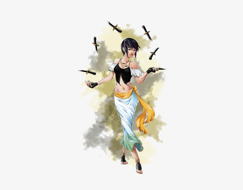 Knife-juggler Archetype - Cartoon, transparent png