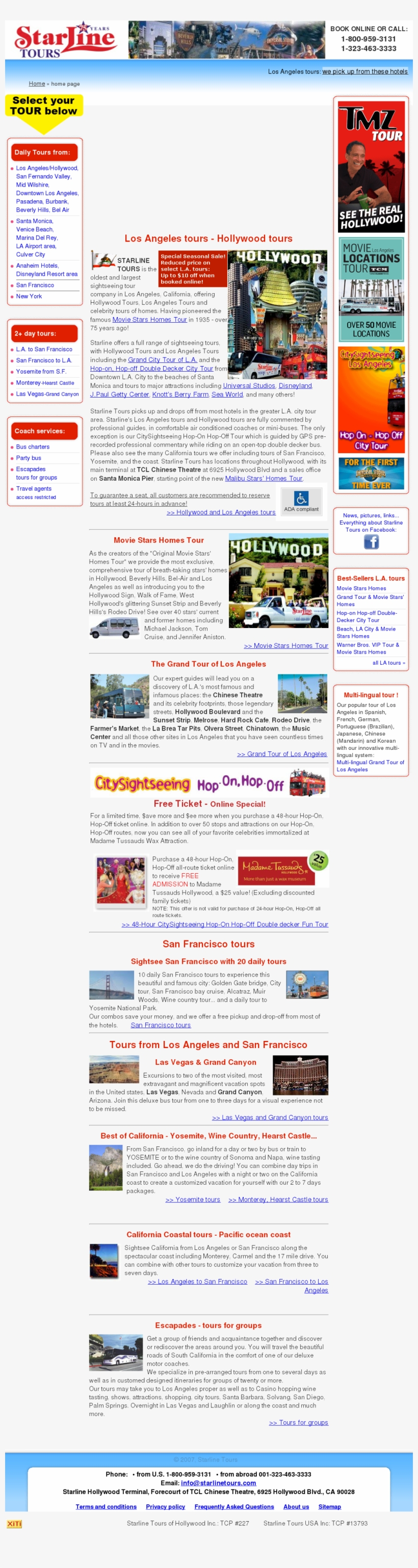 Starline Tours In Hollywood Competitors, Revenue And - Starline Tours, transparent png