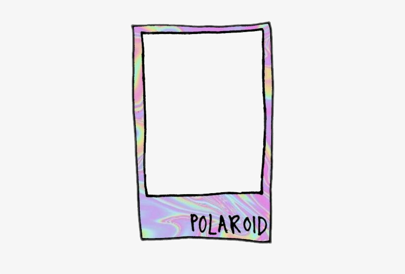 Cute Colorful Pastel Frame Pink - Polaroid Png, transparent png